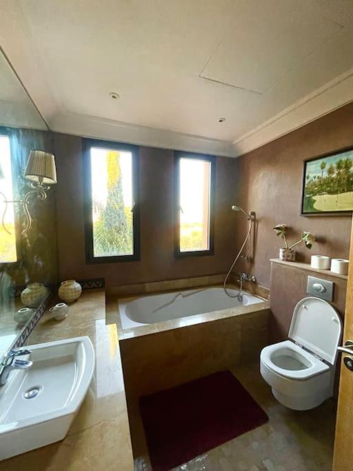 Villa Marrakech Piscine Privee Vue Sur Golf&Atlas Marakeş Dış mekan fotoğraf